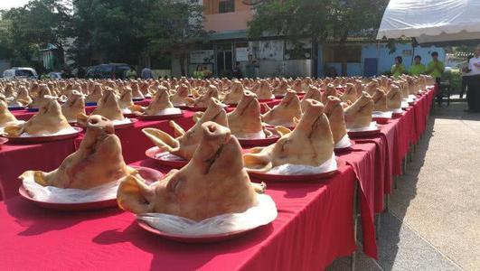 梦见祭祀用猪头