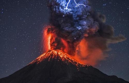 梦见火山冒黑烟