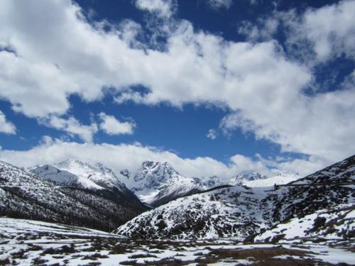 梦见远处雪山