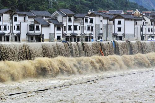 梦见地震洪水